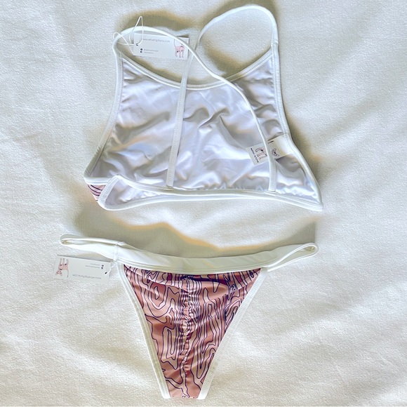 Velvet Sphynx Knock on the Wood print Bikini set - small - PRICE FIRM - Picture 5 of 5